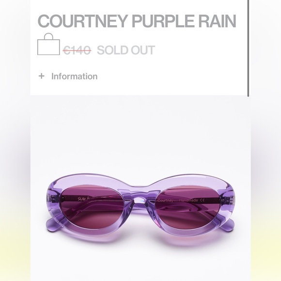 Sun Buddies Courtney Sunglasses - Purple Rain - Picture 2 of 7